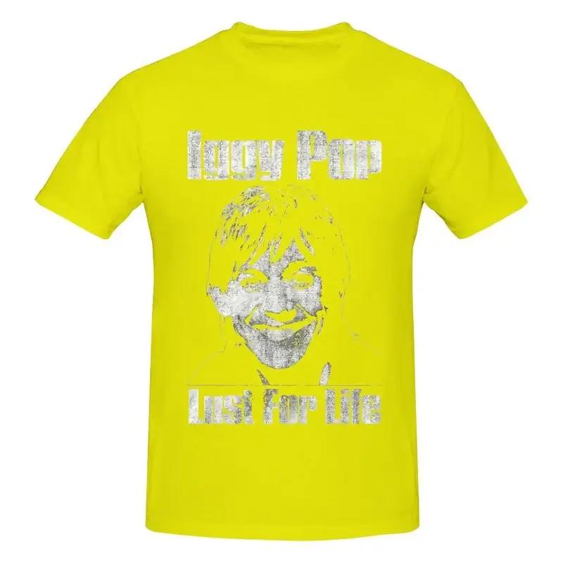 Iggy Pop Lust For Life Mens Licensed Rock N Roll Band Stooges Shirt T-shirt Tee Pop Classic