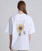 ZENSAI Big Flower Pocket T-Shirt White