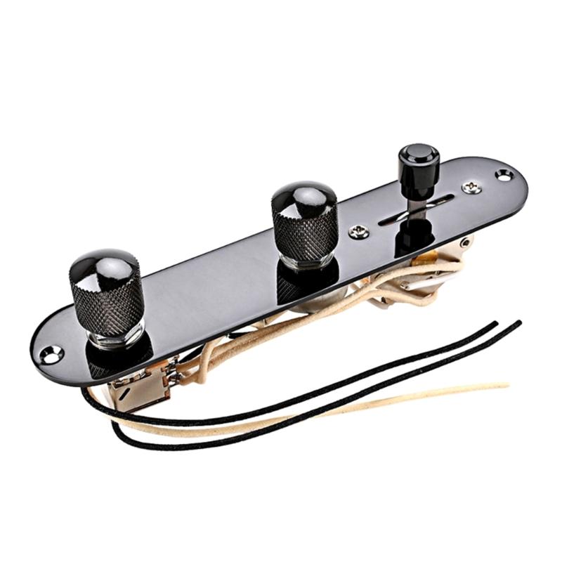 3 Way Guitar Control Plate Mounting Plate with Screws Compatible with Standard Style Electric Guitar Parts Replacement