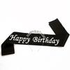 4 Pieces Birthday Party Decorations Champagne Birthday Set Bright  Sash Glitter Golden Letters Instagram Photo Props