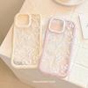 Applicable To Apple 16promax Mobile Phone Case Pearl Bow Iphone15 Temperament 13 Anti-fall 14 Acrylic 12