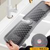 Extended Faucet Splash Guard Silicone Sink Protectors Mat Easy To Stall Sink Draining Pad  Hotel