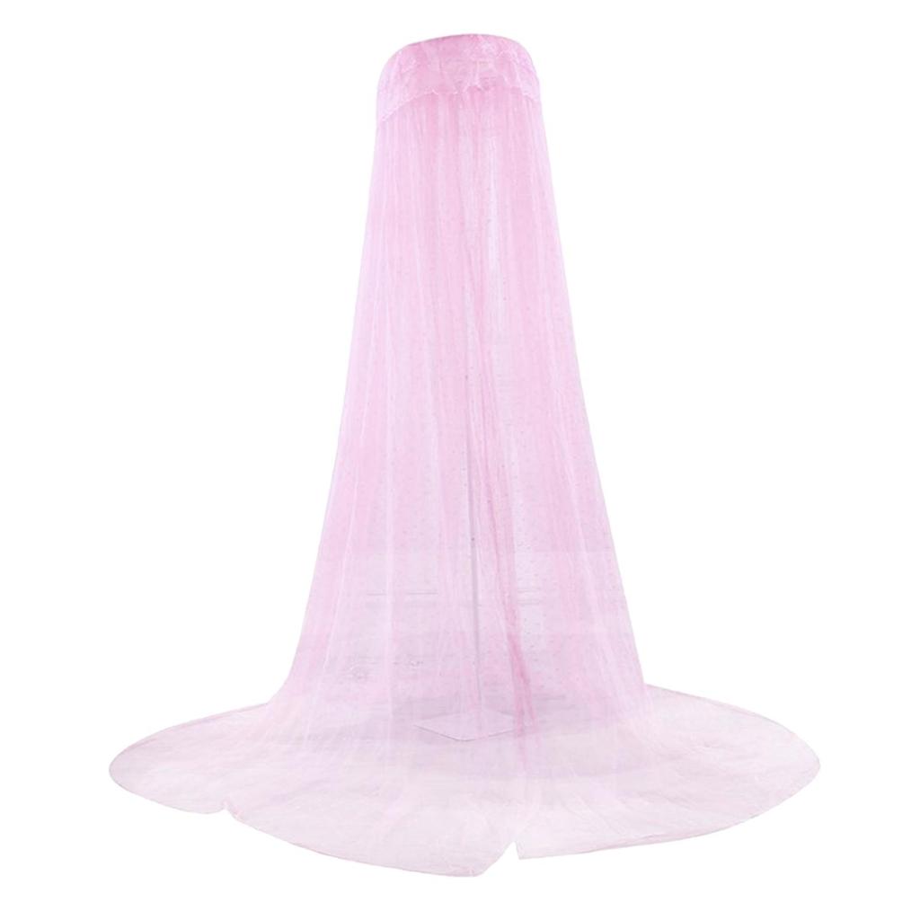 Net Bed Canopy Netting Outdoor IndoorHammocks Cribs Hanging Decor light pink