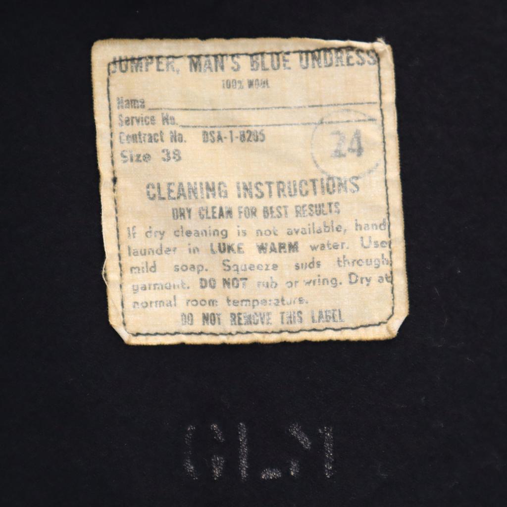 US NAVY 60s Vintage DSA Sailor Jacket 36 Navy Men's Used