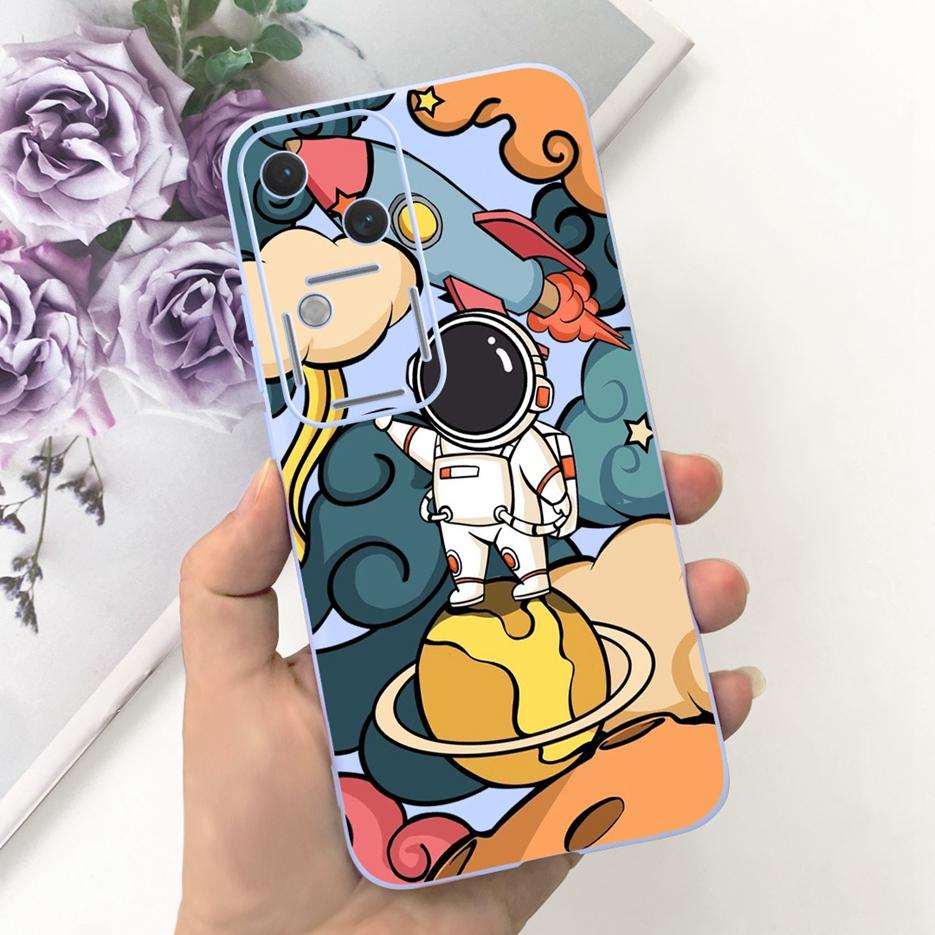 For Vivo V30 Pro Case V2319 Cute Fashion Cartoon Back Cover 6.78'' Soft Silicone Phone Case For Vivo V30 V 30 Pro VivoV30 Bumper