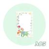 20Pcs Cute Cartoon Colorful Inner Page for M5 Binder Journal Loose-leaf Notebook Scrapbook Kawaii Non-sticky Memo Pad To-do List