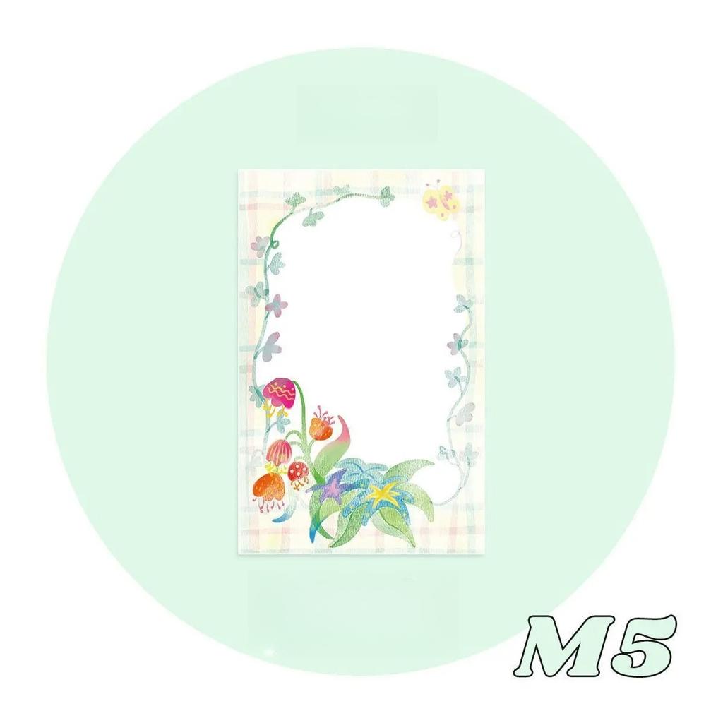 20Pcs Cute Cartoon Colorful Inner Page for M5 Binder Journal Loose-leaf Notebook Scrapbook Kawaii Non-sticky Memo Pad To-do List