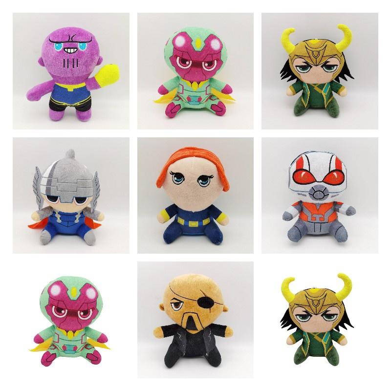 Avengers Plush Toy Set With Ant-man, Iron Man, Loki, Thor, And More!
