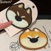 Süße Shiba Inu Chenille Haarspange Cartoon Hund Plüsch Haarspange für Damen Mädchen Tägliches Haaraccessoire