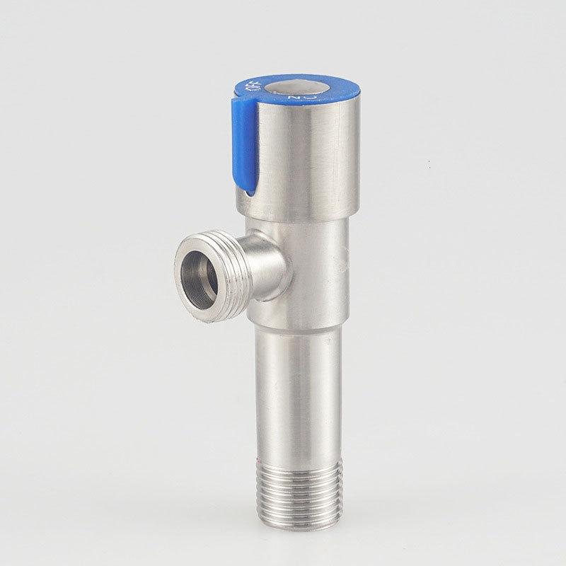 1PC Double Handle 304 Stainless Steel Cold Water Faucet Bathroom Washing Machine Faucet Bathroom Accessories