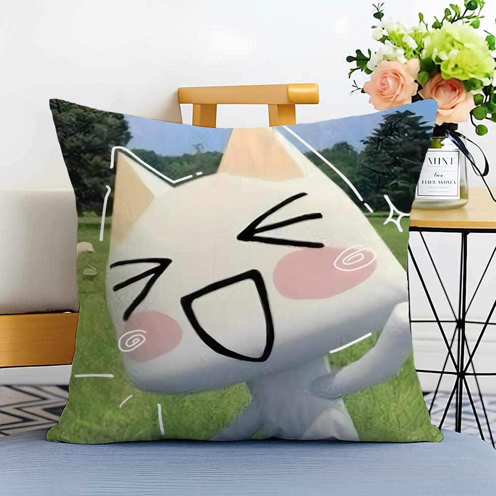 Toro Inoue Cushion Cover Washable Linen Pillowcase Soft for Sofa Bed Cozy Home Room Decor