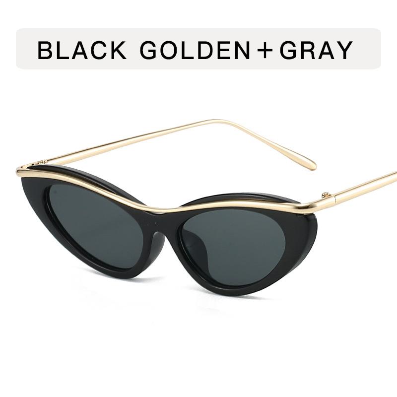 Vintage Stylish Women Sunglass Cat Eye Shape UV400 Protection Men Sunglasses European American Style Sun Glasses Women