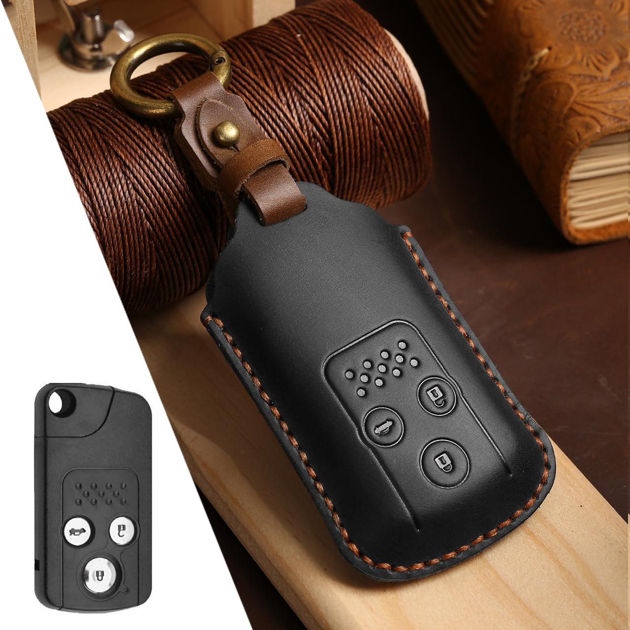 

Auto Supplies for Honda Key Case Accord Odyssey Fit Leather Case