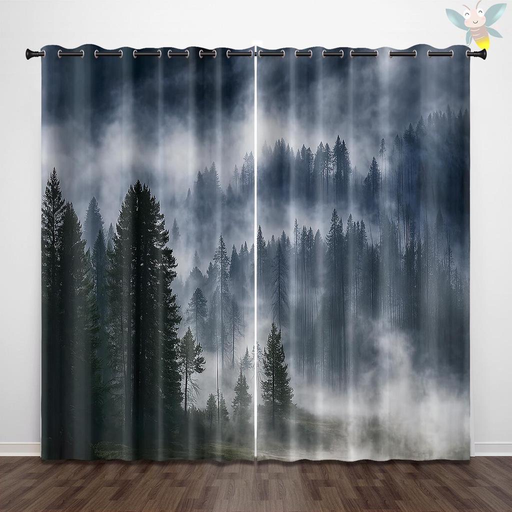 Custom Leopard Print Bowknot Blackout Curtains - Thick, High-Precision Sun Protection