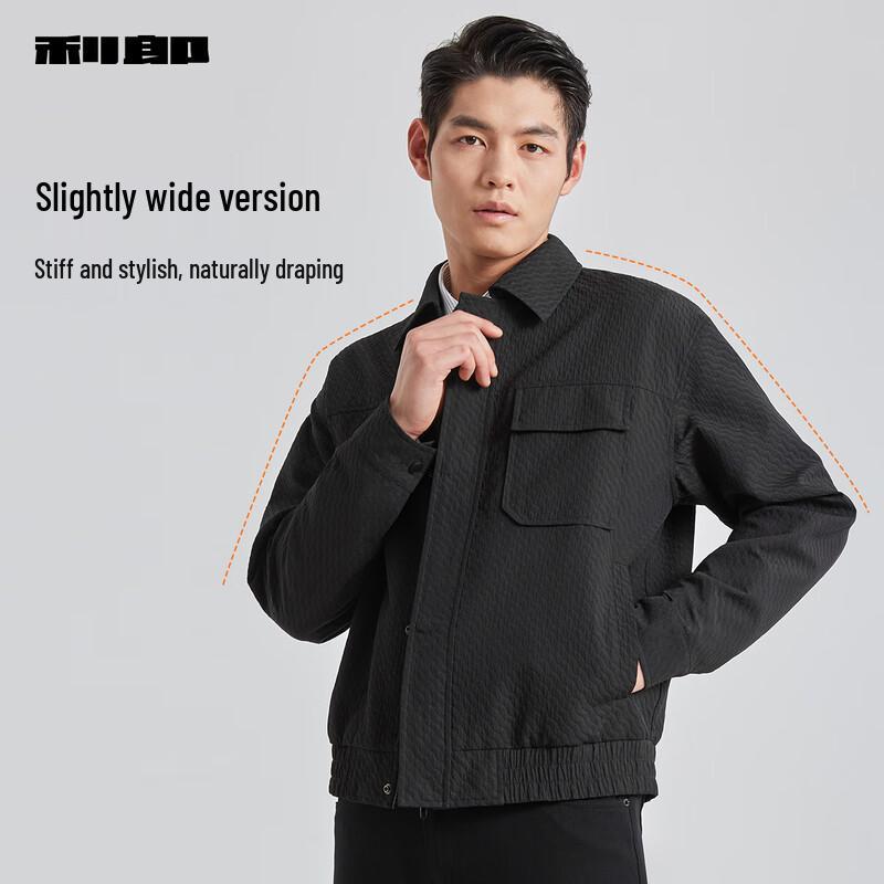 LILANZ Men's Textured Jacquard Jacket