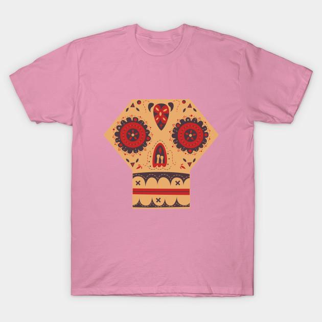 T-Shirt Damen Calavera Harajuku Print Kawaii T-Shirt Sommer Kurzarm Damen T-Shirt Top Tee