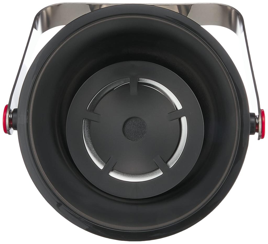 Thermos Vacuum Insulated Ice Bucket, Stainless Steel Black, JIN-1300 SBK