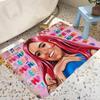 Karol G Female Singer Floor Mat Entrance Door Mat Rectangle Anti-slip Home Soft Badmat Front Door Indoor Outdoor Mat Toilet Rug