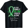 Liver Cancer: Nobody Fights Alone Support Cotton Tee - MADE IN USA