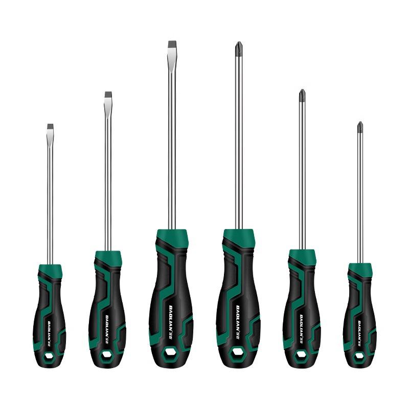 Baolian Industriequalität Magnetischer Schraubendrehersatz - Kreuzschlitz & Schlitz