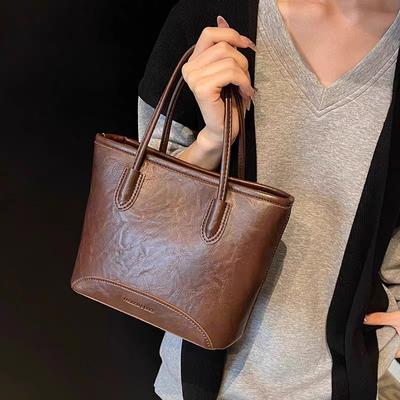 Bucket Bag 2025 New Fashion Crossbody Women's Bag Retro Large Capacity Autumn Winter Shoulder Bag Handbag Tote Bag