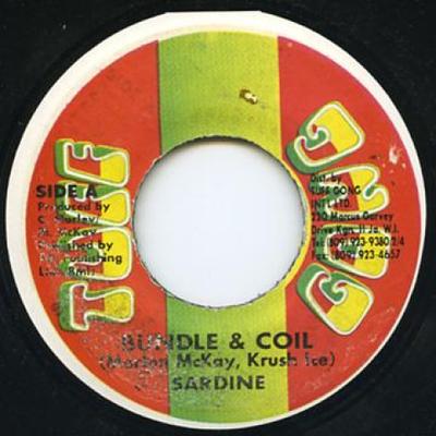 7inch Record SARDINE - Bundle & Coil None Tuff Gong Jamaica Reggae, Ska & Dub