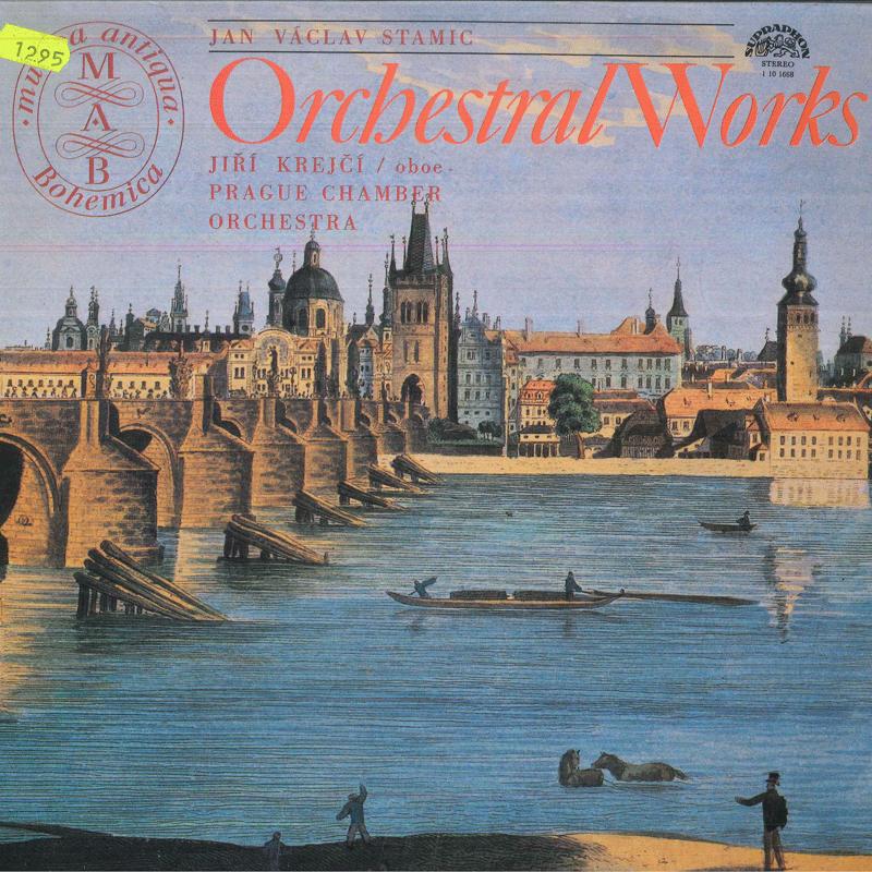 

LP Record JIRI KREJCI PRAGUE CHAMBER ORCHEST Stamic Quartet Orchestral Works 1101668 SUPRAPHON 197 Czechoslov Classical Used