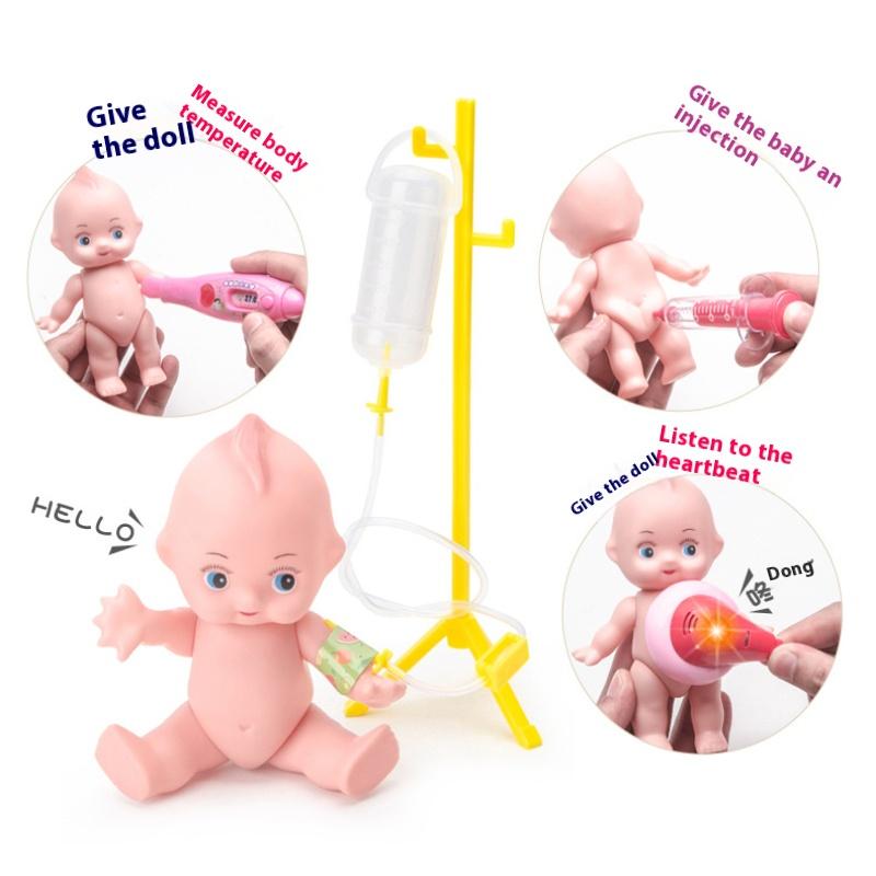 49pcs Kids Doctor Plat Set Doctor Nurse Toy Kit Dentist Playset