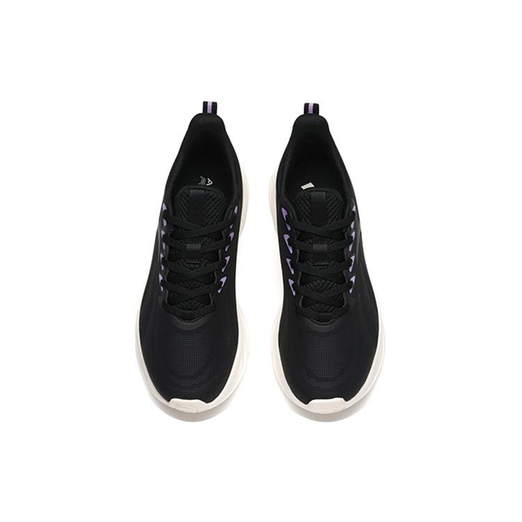 New ANTA Running Collection Running Shoes Women's Low top Carbon Gray/Lotus Purple 122235571-6