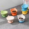 Creative Pet High Foot Bowl Cute Dog Food Feeding Basin Cats Drinking Feeder  Kitten Puppy