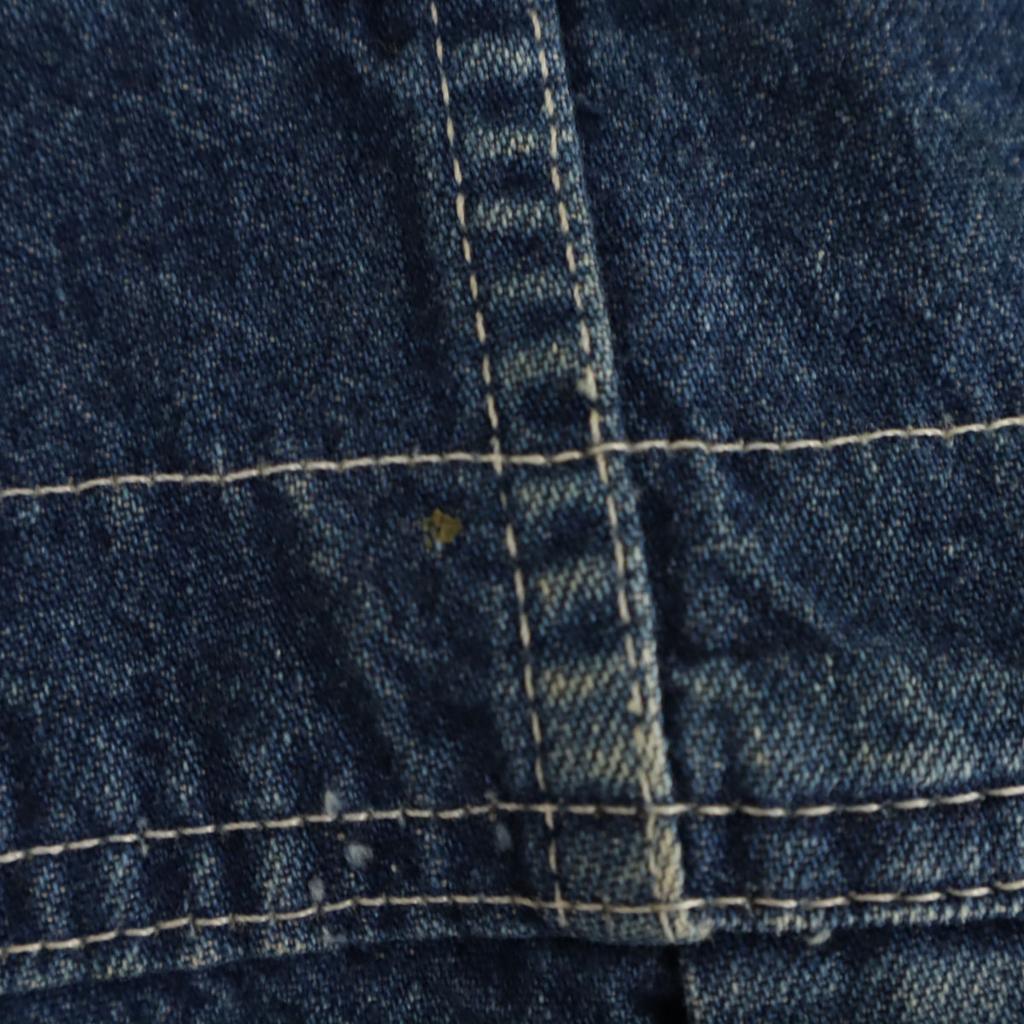 OSHKOSH 80-talls Vintage Laget i USA denim smekkbukse w34 Blå Dame Brukt