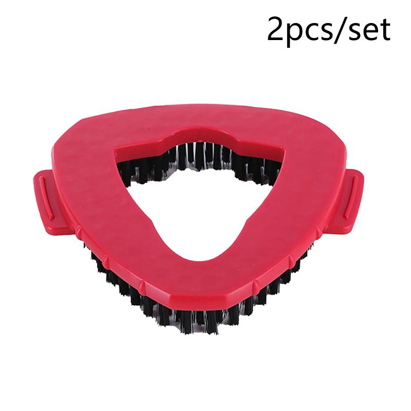 2Pcs Replacement Swivel Triangle Mop Heads Rotating Triangle Mop Head For Bathroom Kitchen Wall Tile Replace Mop Head Tool