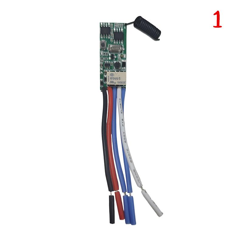 433Mhz Rf fjernkontroll relékontrollbryter Scooter trådløs 1-kanals mottaker sender