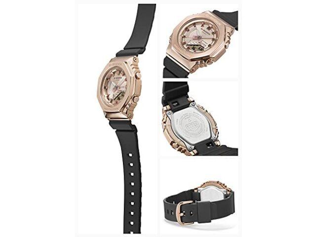 CASIO G-SHOCK Quartz OCTAGON Metal Covered Men's Watch Black GM-S2100PG-1A4JF