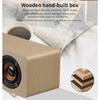 Wooden Soundbar Bluetooth Speaker Music Acoustic System 40W HIFI Stereo Music Surround LED Display Outdoor Speaker With FM Radio
