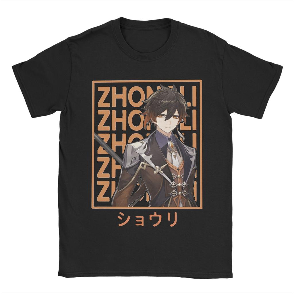 Unisex Unisex TShirt Tartaglia Wide Face Meme Genshin Impact Vintage Pure Cotton Tee Shirt Anime Game T Shirts Tops Plus Size