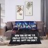Now You See Me 3 Movie  Blanket Quality Soft  Throw Blanket Autumn Picnic Outdoor Comfortable Bedspread