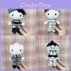 Chidoristyle Plush Keychain With Checkered Dress And Hat Decor For Gift And Decor