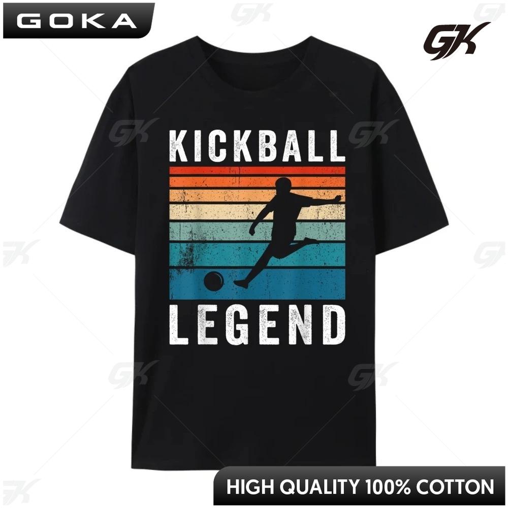 

Kickball Legends Kickball Games Giftsk Legend Funny Kickball Player Retro Shirts Men Graphic T Shirt 4XL