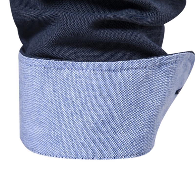 Gant 2025 Autumn Embroidery New Slim Fit Shirt Men's Casual Versatile Fashion Solid Color Long Sleeved Top