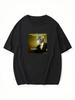 Übergroßes T-Shirt mit Meme-Print