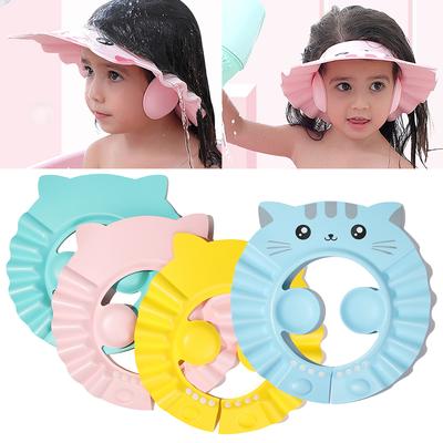 Ear Protection Waterproof Portable Hair Wash Hat Bath Head Cover Baby Shower Cap Shampoo Shield
