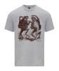 Dancing Toad Demons Frog With Bells Drawing Goblincore Cotagecore T-Shirt