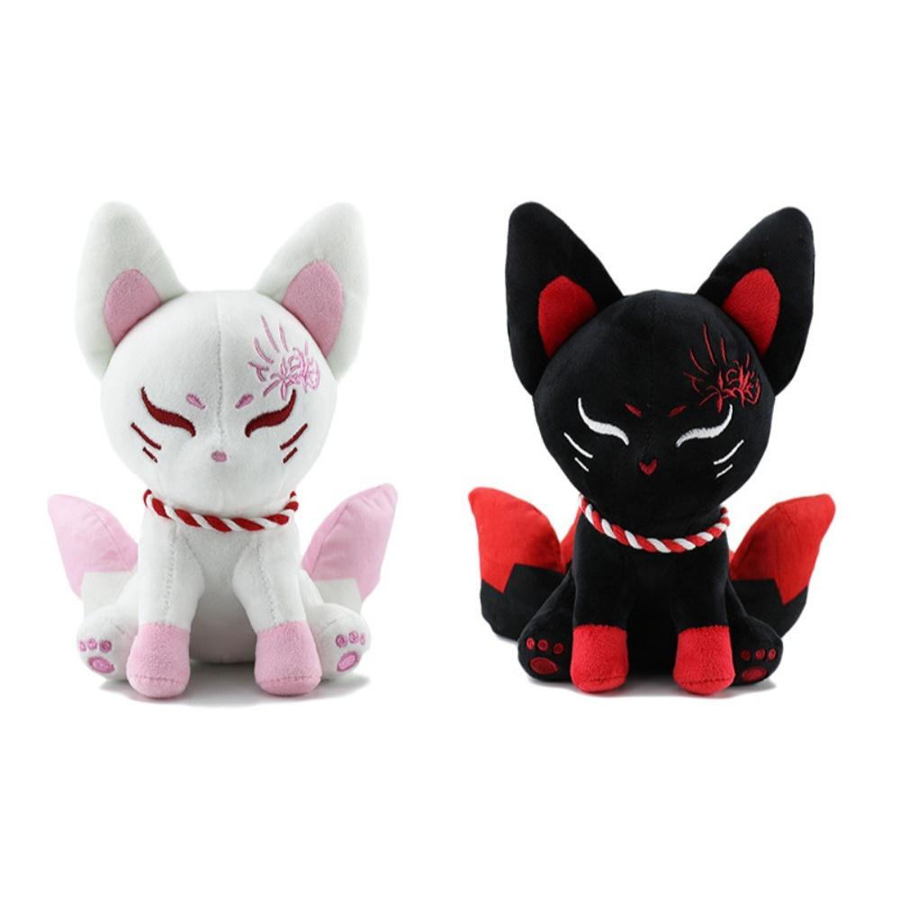 Jauka Kitsune lapsas plīša rotaļlieta Kawaii