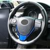 For Toyota Corolla 2014 2015-2018 Car Console Steering Wheel Cover Blue Titanium