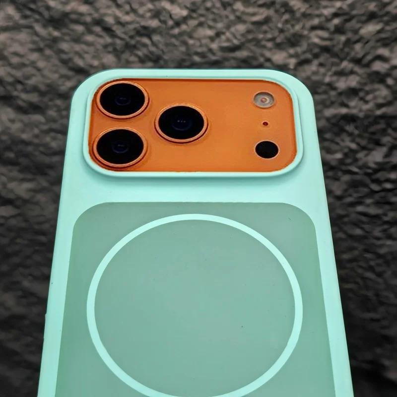 Luxury Liquid Silicone Candy Color Phone Case For iPhone 17 Pro Max 17Pro Soft Bumper Cases For iPhone17 Pro Max Magnetic Cover