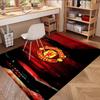 Football United F.C Print Rug, Washable Floor Carpet, For Entryway Dorm Laundry Room Office Study, Home Decor Birthday Christmas Gift