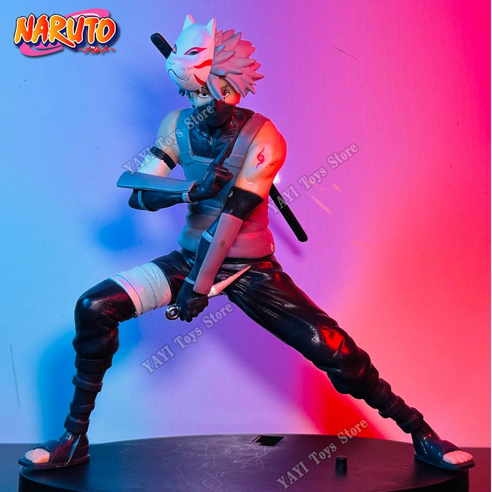 Latest Naruto Anime Figure 18cm Hatake Kakashi PVC Action Figure Model Doll car Ornaments Collections Toy Gifts