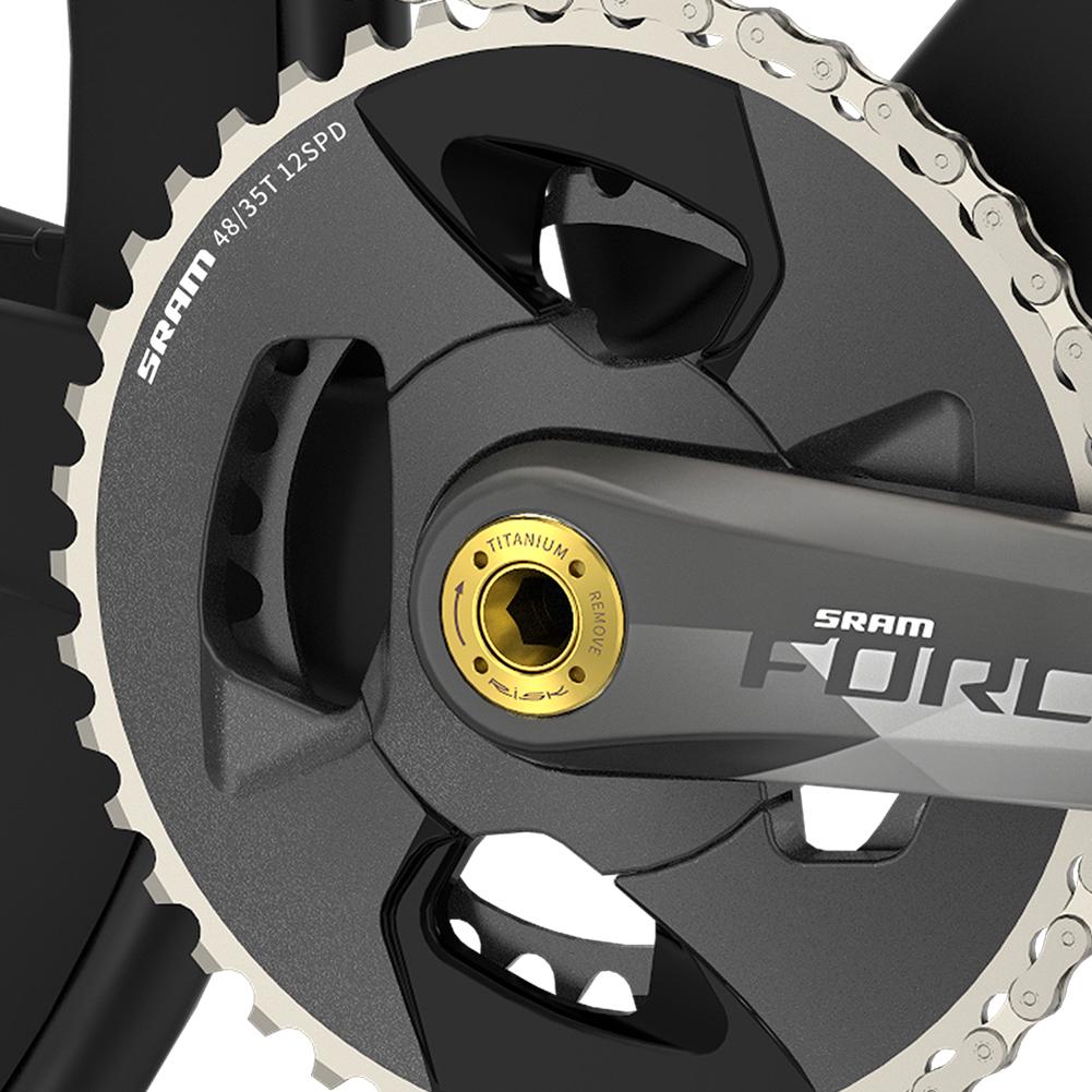 Titanlegierung Kurbelschraube Sicherungsschraube m. Kurbel DUB Kappe Fahrrad Kurbelbefestigungsschraube für NX-GX-XX1-EAGLE Fahrradzubehör