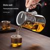 YIHUTEA Heat-Resistant Glass Tea Pot with Tea Infuser